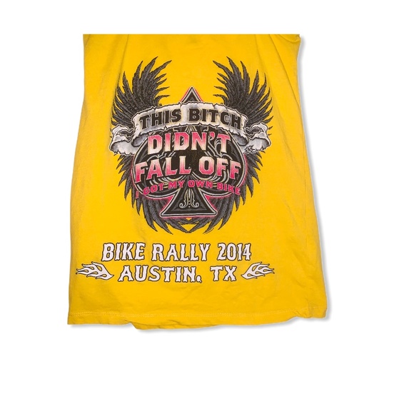 2014 Austin Tx Bike Rally Women's S/M Tank Top - Picture 3 of 4